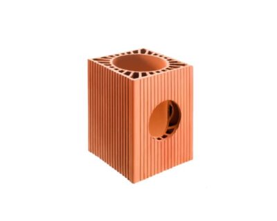 Caramida cos fum Kebe, pentru racordare, Ø 180 mm, 250 x 250 x 330 mm